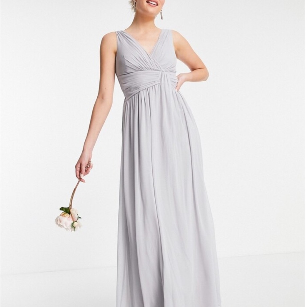 Little Mistress Gray Maxi Dress